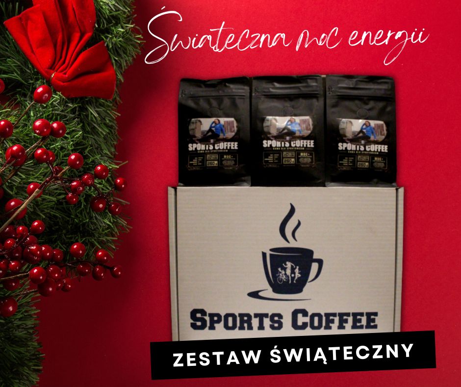 Zestaw prezentowy Sports Coffee (kawa palona ziarnista)